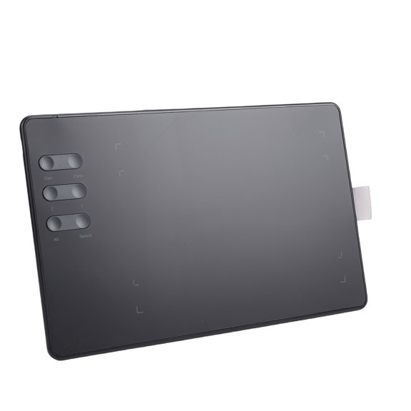 P3 Digital Drawing Tablet, 4.49x6.81in Active Area, 16384 Pressure Sensitivity, 6 Shortcut Keys, Compatible with Windows/Mac/Android, Ideal for Art Design & Online Education
