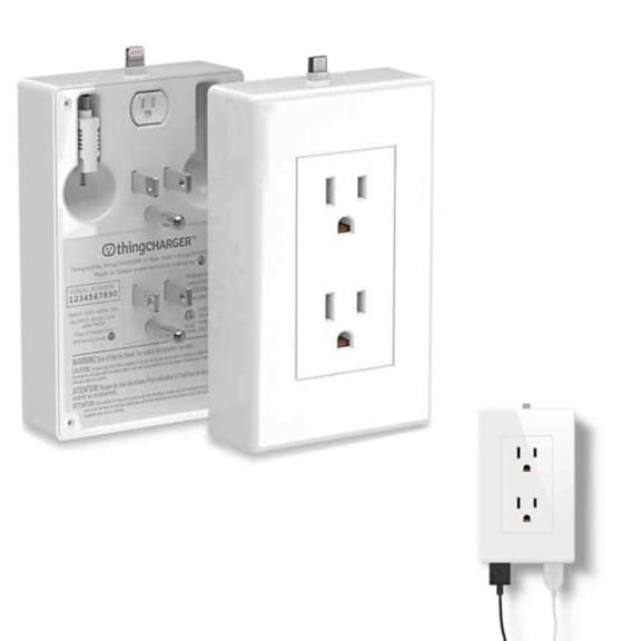 P3 Thingcharger P3130 Wireless Charger  Dual Device Charging, 2 USB Ports, Fast