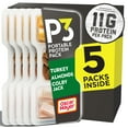 thumbnail image 1 of P3 Portable Protein Snack Pack with Turkey, Almonds & Colby Jack Cheese, 5 ct Box, 2 oz Trays, 1 of 15