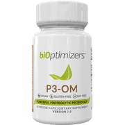 P3-OM by BiOptimizers - Probiotic and Prebiotic Supplement (30 Capsules)