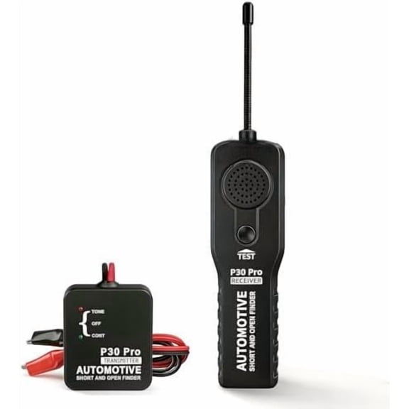 P30 Pro Circuit Tracer with LED Lights, Automotive Electrical Open & Short Finder, Fault Probe Tester, Diagnostic Tool for Wiring Repair, Toner for DC 6-42V