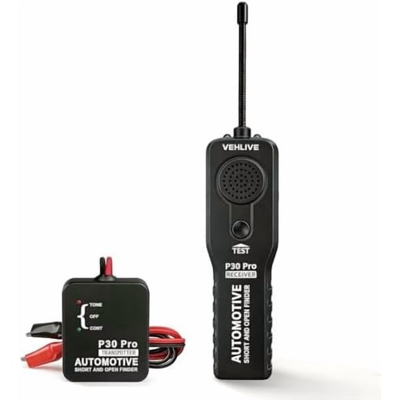 P30 Pro Circuit Tracer with LED Lights, Automotive Electrical Open & Short Finder, Fault Probe Tester, Diagnostic Tool for Wiring Repair, Toner for DC 6-42V