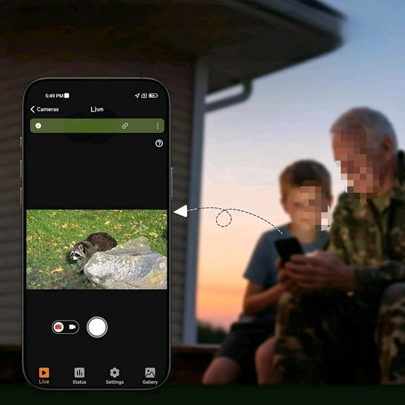 P300 WiFi (Non-Cellular) Trail Camera 2025 New, Dual-Antenna 165ft Range, App Control, 64MP Photos, 1296p HD Video, 0.1s Trigger, 120 Wide Angle, 100ft No Glow Night Vision, for Wildlife$$Other