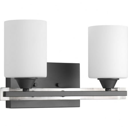 P300145-143-Progress Lighting-Dart - 2 Light - Cylinder Shade in Modern style - 14.25 Inches wide by 7.88 Inches high