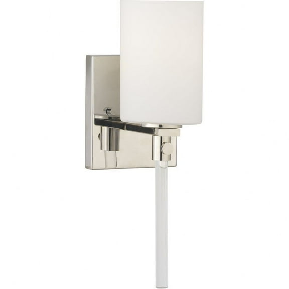 P300197-104-Progress Lighting-Lisbon - 1 Light in Luxe and Modern style - 4.75 Inches wide by 14 Inches high-Polished Nickel Finish