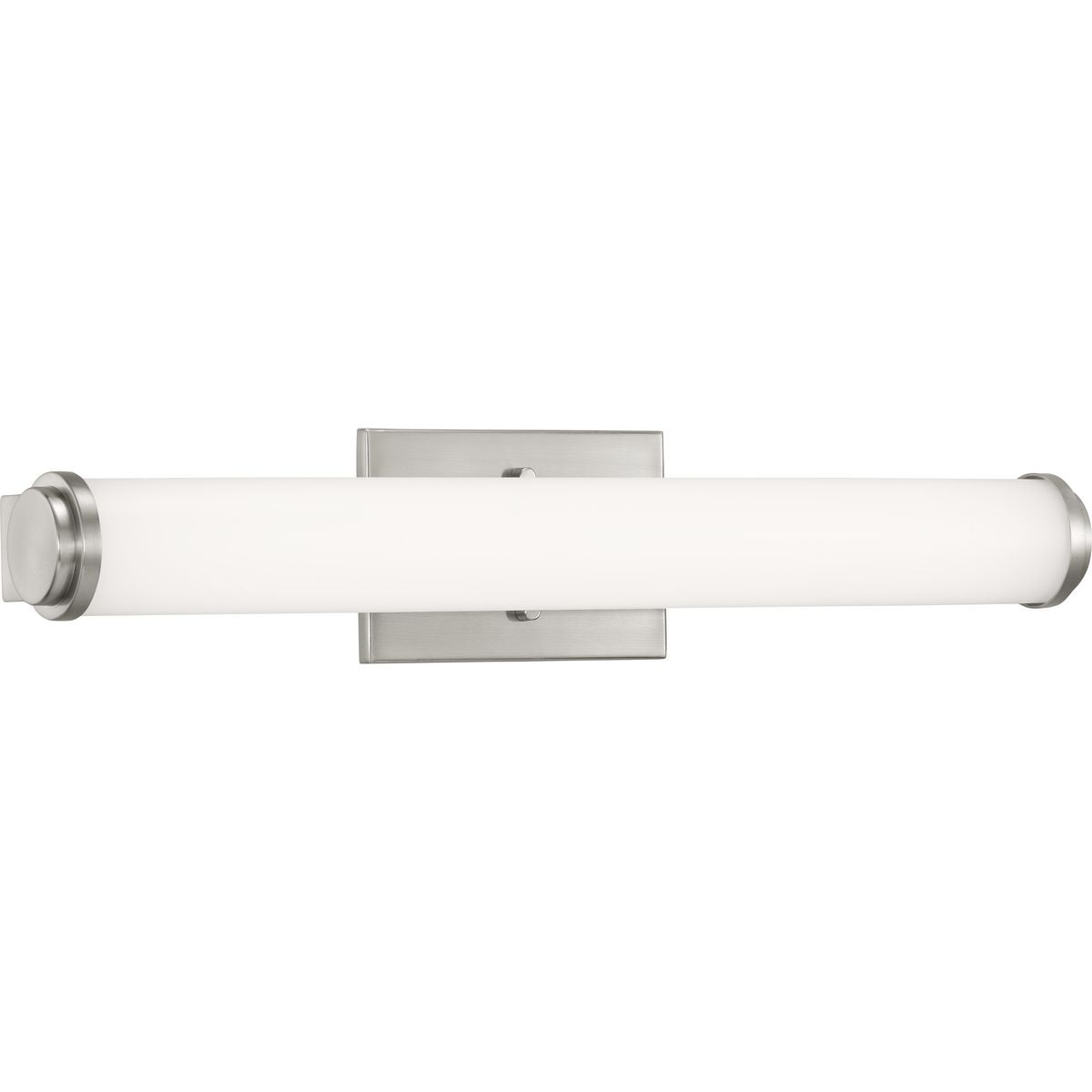 36" Brushed Nickel LED Linear Bath Bar with Acrylic Shade