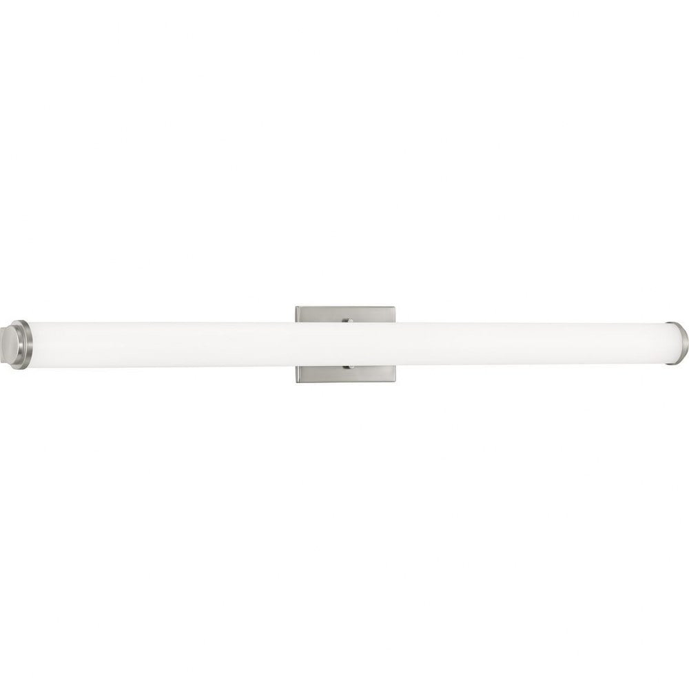 Brushed Nickel 48" LED Linear Bath Bar with Acrylic Diffuser