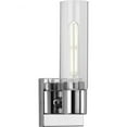 thumbnail image 1 of Progress Lighting Clarion 1-Light Brushed Nickel Clear Glass Modern Bath Vanity Light, 1 of 7