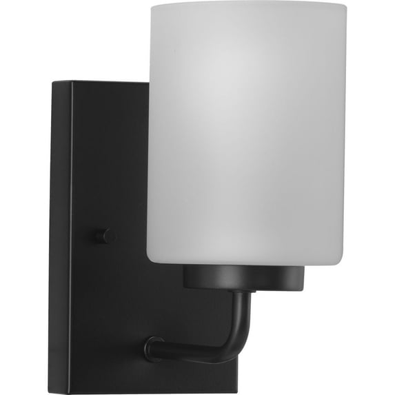 P300327-031-Progress Lighting-Merry - 1 Light Bath Vanity-Matte Black Finish