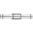 thumbnail image 1 of Progress Lighting Grid 1-Light LED Modern Linear Bath Vanity Light, Matte Black, White Linen Shade, 1 of 4