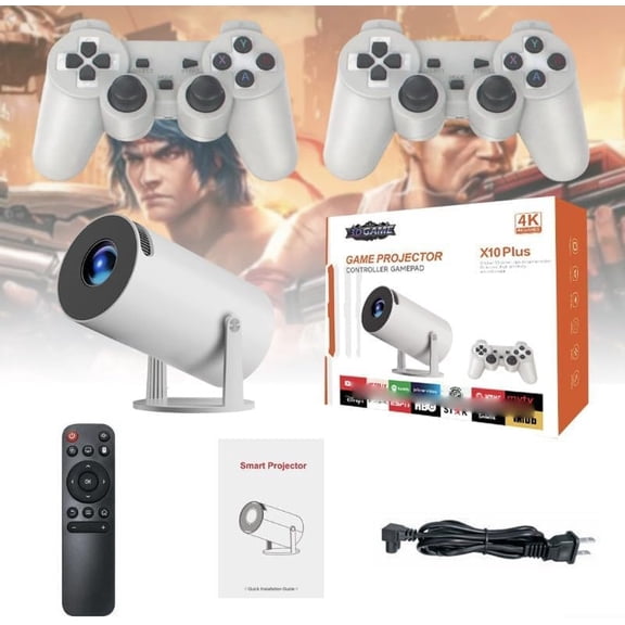 P30MAX Portable Gaming Projector 1280x720P, Wireless Connectivity for Easy Setup and Enhanced Viewing Experience (GB)