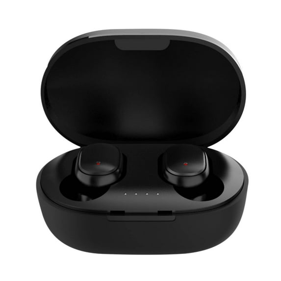 P30i by Ruroz Noise Cancelling Earbuds, Strong and Smart Noise Cancelling, Powerful Bass, 45H Playtime, 2-in-1 Case and Phone Stand, IP54, Wireless Earbuds, Bluetooth 5.4,Black