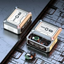 P30i by Ruroz Noise Cancelling Earbuds, Strong and Smart Noise Cancelling, Powerful Bass, 45H Playtime, 2-in-1 Case and Phone Stand, IP54, Wireless Earbuds, Bluetooth 5.4(Silver)