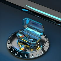 P30i by Ruroz Noise Cancelling Earbuds, Strong and Smart Noise Cancelling, Powerful Bass, 45H Playtime, 2-in-1 Case and Phone Stand, IP54, Wireless Earbuds, Bluetooth 5.4(Black)