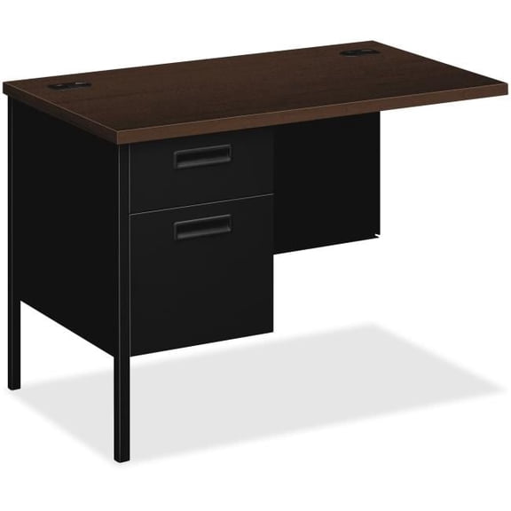P3236LMOP 29.5 x 42 x 24 in. Metro Classic Left Pedestal Desk, Mocha