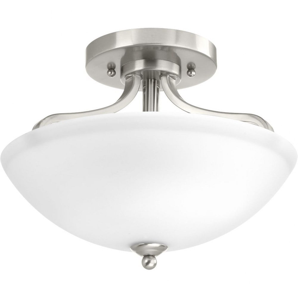 Open Box P350057-009-Progress Lighting-Laird - Close-to-Ceiling Light - 2 Light - Bowl Shade in Transitional and Traditional style - 13 Inches wide by 9.88