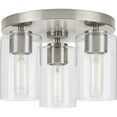 thumbnail image 1 of P350237-009-Progress Lighting-Cofield - 3 Light Flush Mount In Contemporary Style-7.75 Inches Tall and 12 Inches Wide-Brushed Nickel Finish, 1 of 9