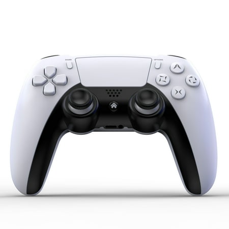 Wireless Controller for P4 / Pro/Slim & PC,Esports 3D Joystick/Six Axis Body Sensation/White