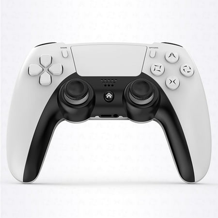 Wireless Controller for P4 / Pro/Slim & PC,Esports 3D Joystick/Six Axis Body Sensation/White