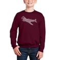 thumbnail image 1 of P40 - Boy's Word Art Crewneck Sweatshirt, 1 of 3