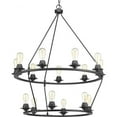 thumbnail image 1 of P400017-143-Progress Lighting-Debut - Chandeliers Light - 15 Light in Farmhouse style - 36 Inches wide by 41.63 Inches high-Graphite Finish, 1 of 3