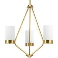 thumbnail image 1 of P400021-109-Progress Lighting-Elevate - Chandeliers Light - 3 Light in Mid-Century Modern style - 21.75 Inches wide by 23 Inches high-Brushed Bronze, 1 of 11