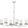 thumbnail image 1 of P400207-009-Progress Lighting-Winslett - Chandeliers Light - 6 Light - Cylinder Shade in Coastal style - 34.13 Inches wide by 21.25 Inches, 1 of 2