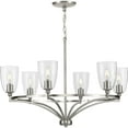 thumbnail image 1 of P400297-009-Progress Lighting-Parkhurst - 6 Light Chandelier In New Traditional Style-14 Inches Tall and 30 Inches Wide-Brushed Nickel Finish, 1 of 2