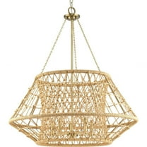 P400324-163-Progress Lighting-Laila - 5 Light Chandelier In Coastal Style-31.5 Inches Tall and 30 Inches Wide -Traditional Installation