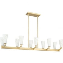 P400396-109-Progress Lighting-Tosca - 10 Light Island-8.75 Inches Tall and 13.75 Inches Wide-Brushed Bronze Finish