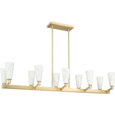 P400396-109-Progress Lighting-Tosca - 10 Light Island-8.75 Inches Tall and 13.75 Inches Wide-Brushed Bronze Finish