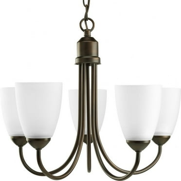 P4441-20-Progress Lighting-Gather - Chandeliers Light - 5 Light in Transitional and Traditional style - 20.5 Inches wide by 15 Inches high-Antique