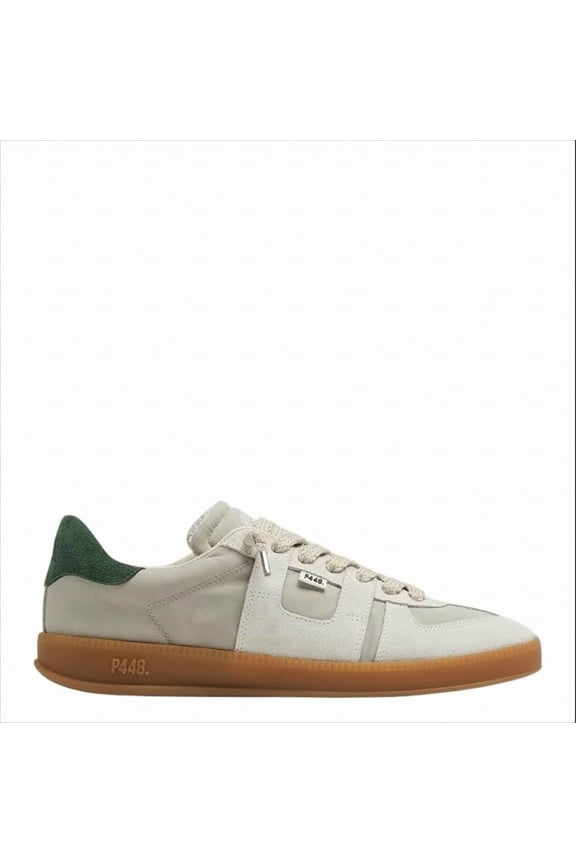 Beige Nylon And Suede Monza Sneakers Neutrals (Men's)
