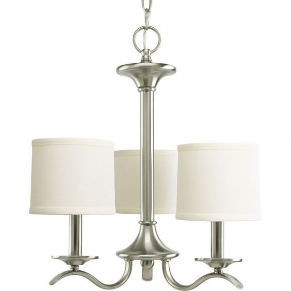 P4632-09-Progress Lighting-Inspire - Chandeliers Light - 3 Light - Drum Shade in Transitional and Traditional style - 16.81 Inches wide by 18 Inches