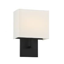 P470-66A-L-George Kovacs Lighting-8W 1 LED Wall Mount In 11 Inches Tall and 7.75 Inches Wide