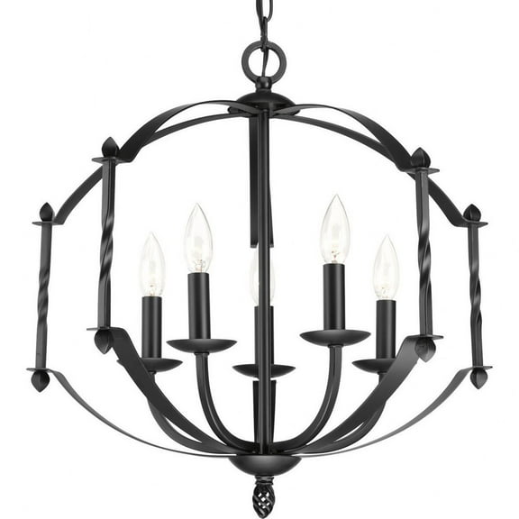 P4710-31-Progress Lighting-Greyson - Chandeliers Light - 5 Light in Farmhouse style - 21.5 Inches wide by 20.5 Inches high -Traditional