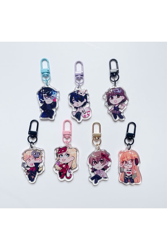 P5 Keychains, Video Game Keychains, Gifts for gamers (1 keychain)