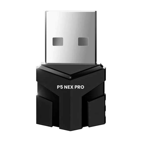 P5 NEX PRO 1000Hz PS5 Gaming Adapter Dongle, Plug & Play Low Latency USB Adapter for Keyboard Mouse, Hitbox, Racing Wheels