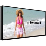P5 Outdoor LED Display 65"x34" - Commercial WiFi Programmable Sign, IP65 Waterproof - Digital Menu Board for Store Advertising