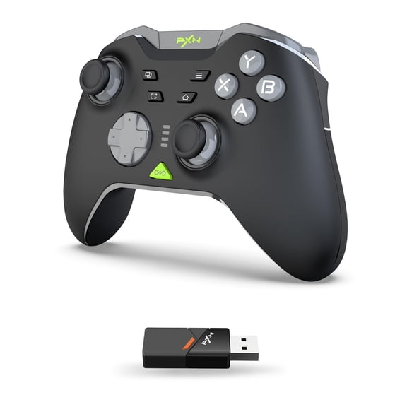 P5 Wireless Gaming Controller Hall Effect Joysticks & Triggers, 1000Hz Polling, 4 Macro Buttons, 2.4G/BT/SW, Turbo, App For PC, Steam Deck, Switch/Switch 2, Android & iOS