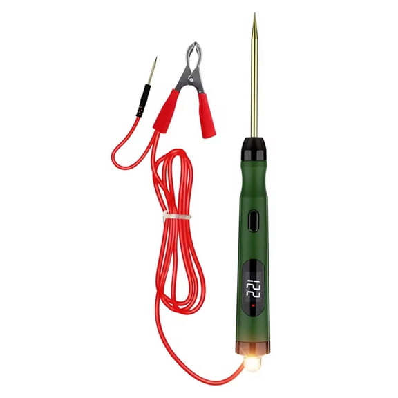 P50 Car Electrical Circuit Tester Probe 5V-30V Digital Display Circuit Test Pen Car Circuit Tester Lamp Voltage Test Pen