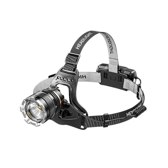 P50 LED Headlamp with Motion Sensor | 4 Brightness Levels & Focus Adjustment | Rechargeable 18650 Battery Compatible | for Mining, Fishing, Night Work