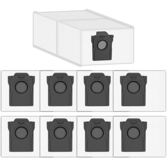 P50 Pro Ultra Replacement Dust Bags Compatible with Mova P50 Pro Ultra P10 Pro Ultra P10 Ultra S20 Ultra Robot Vacuum 9 Pack