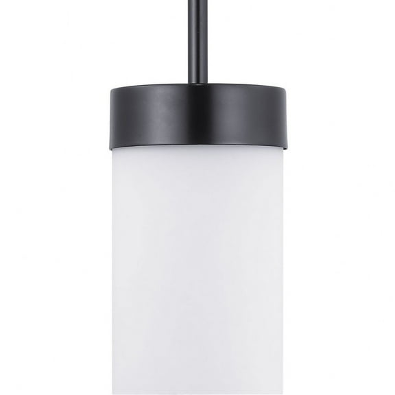 Progress Lighting Elevate 1-Light Mini Pendant, Glass, Polished Chrome, Etched White Shade, Design Series Collection