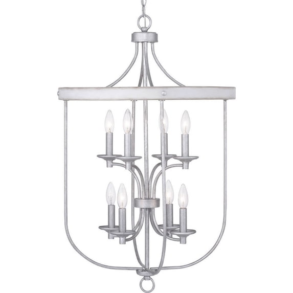 P500158-141-Progress Lighting-Gulliver - 8 Light in Coastal style - 21 Inches wide by 33.75 Inches high-Galvanized Finish -Traditional Installation