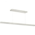 thumbnail image 1 of Progress Lighting, Planck Collection, 1-Light LED Pendant, Brushed Nickel, Polycarbonate Shade, 1 of 6