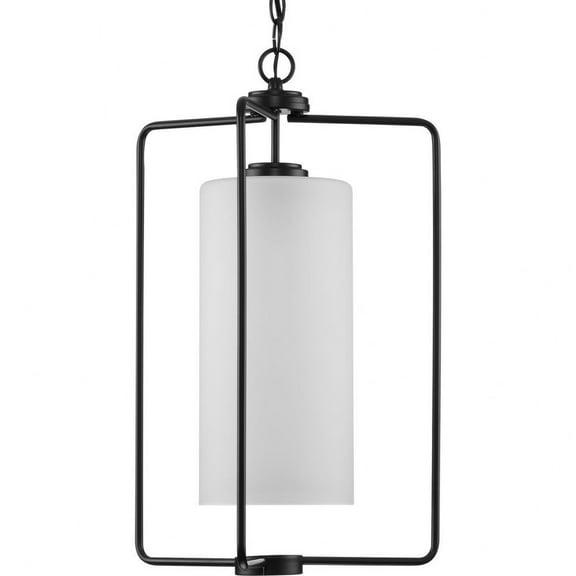 P500333-031-Progress Lighting-Merry - 1 Light Foyer-Matte Black Finish    -Traditional Installation