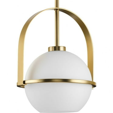 P500358-109-Progress Lighting-Delayne - 1 Light Pendant In Mid-Century Modern Style-12.37 Inches Tall and 9.37 Inches Wide-Brushed Bronze Finish
