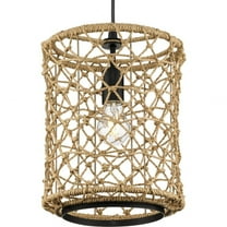 P500419-31M-Progress Lighting-Chandra - 1 Light Pendant In Coastal Style-13 Inches Tall and 10 Inches Wide -Traditional Installation