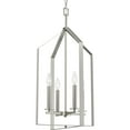 thumbnail image 1 of P500432-009-Progress Lighting-Vertex - 4 Light Foyer In Contemporary Style-28 Inches Tall and 15 Inches Wide-Brushed Nickel Finish    -Traditional, 1 of 19